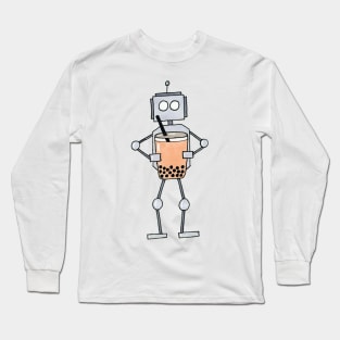 Boba Bot Long Sleeve T-Shirt